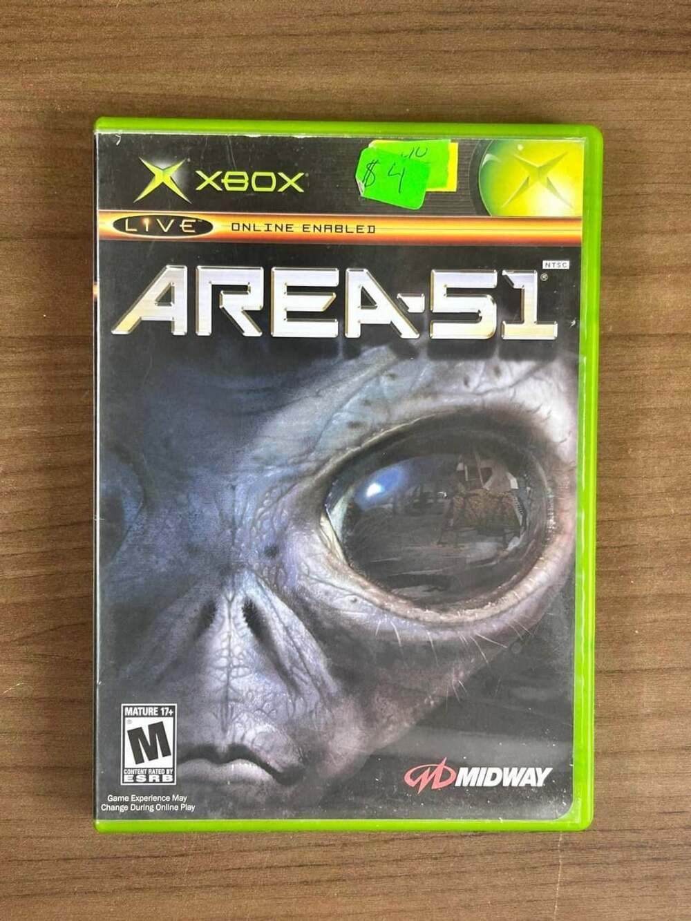Area 51 Microsoft Xbox 2005 Midway CIB w/ Manual Disc & Case